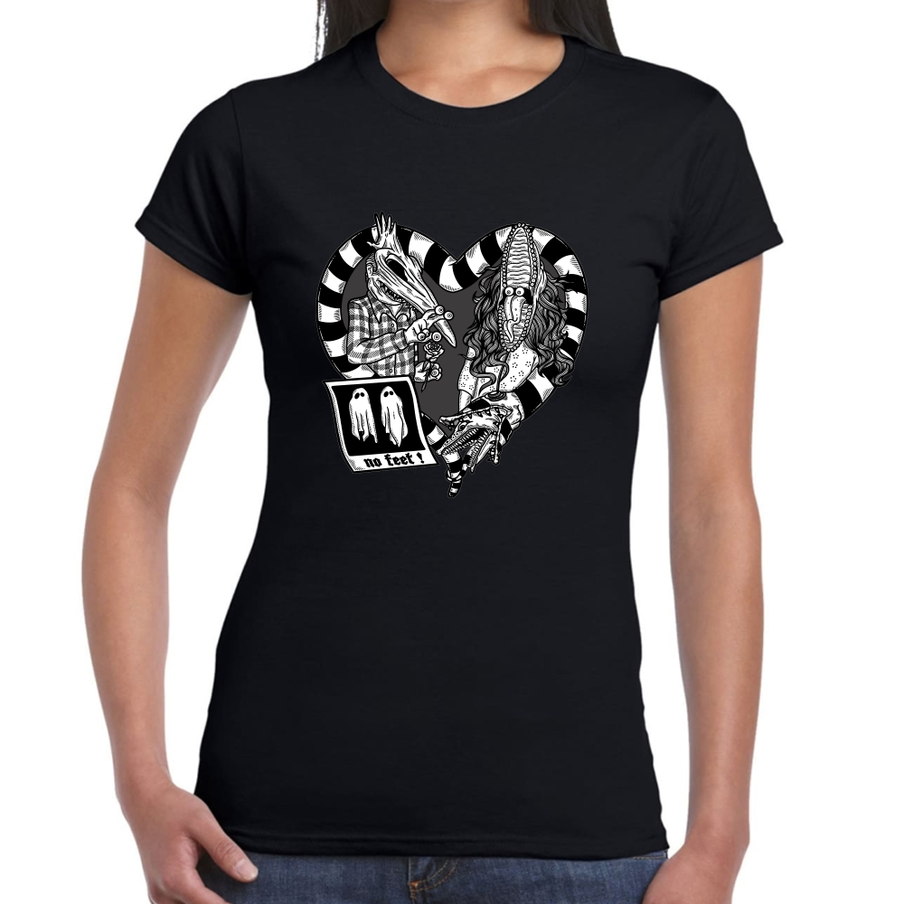 Playera Beetlejuice Never Trust The Living #0002133