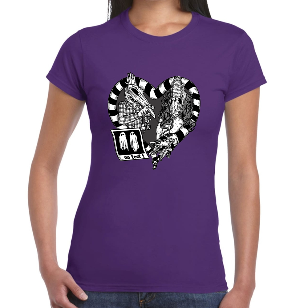 Playera Beetlejuice Never Trust The Living #0002133