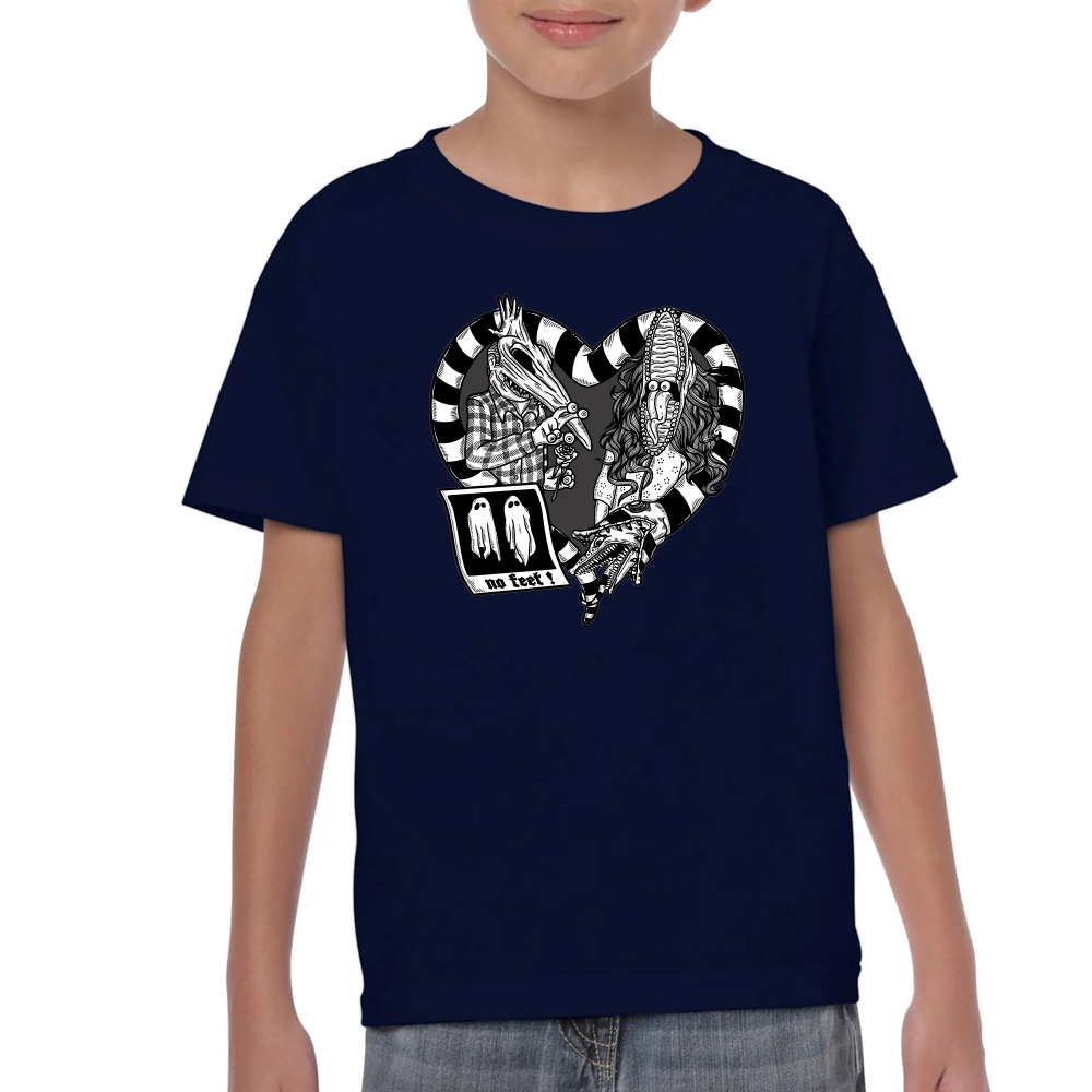 Playera Beetlejuice Never Trust The Living #0002133 Imagen secundaria del producto