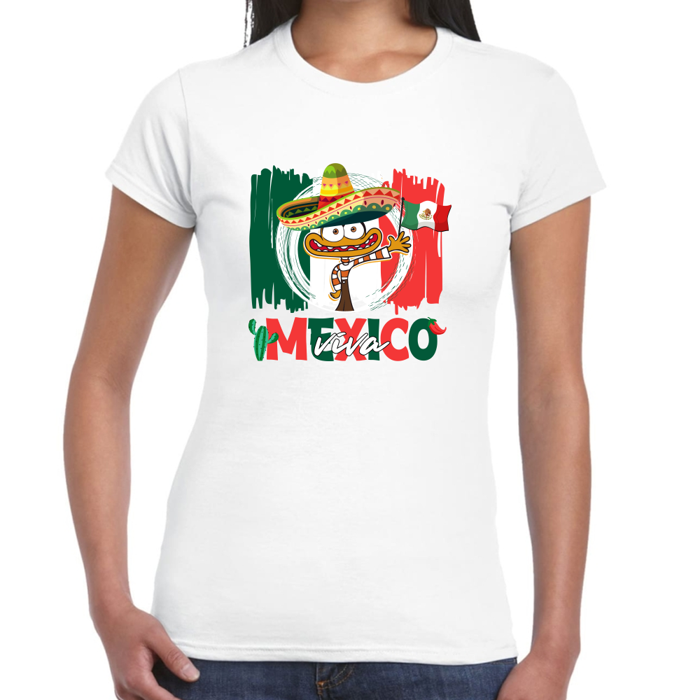 Playera Fiestas Patrias Intensamente Algodón #0002135 Imagen secundaria del producto