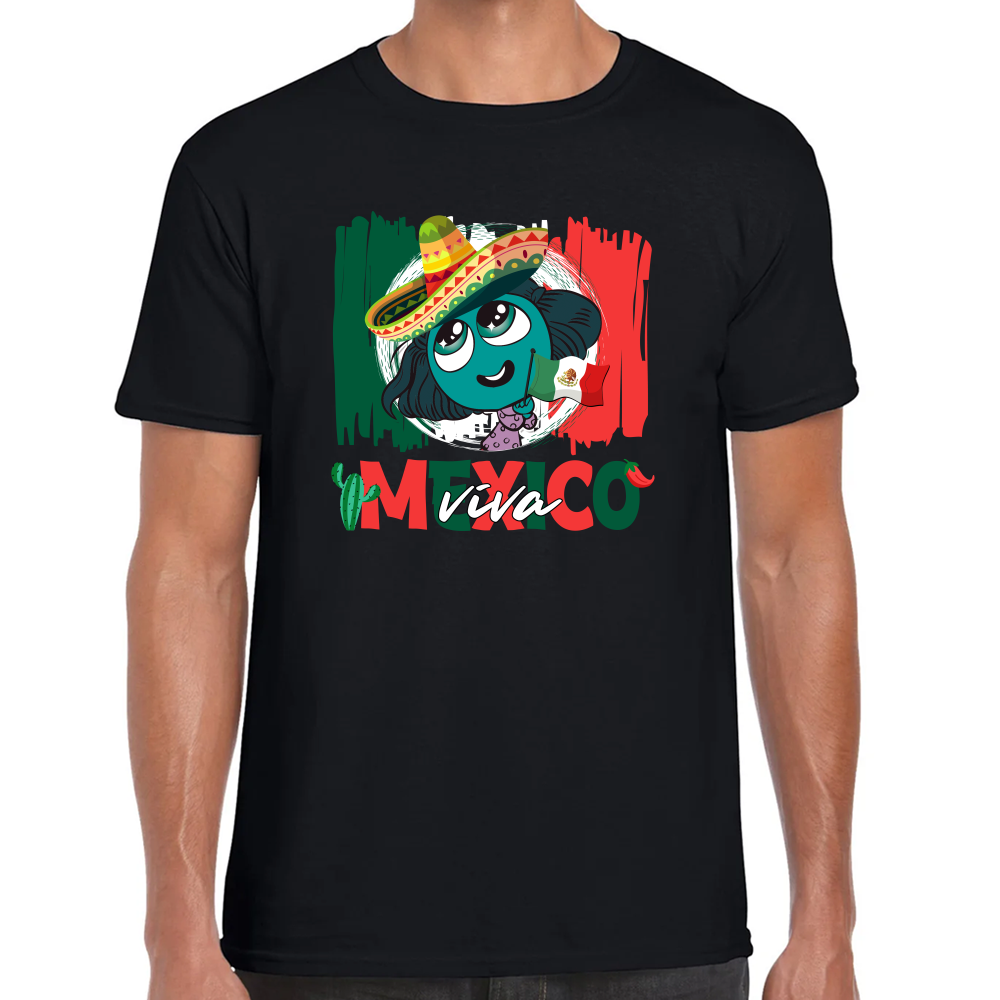 Playera Fiestas Patrias Intensamente Algodón #0002137