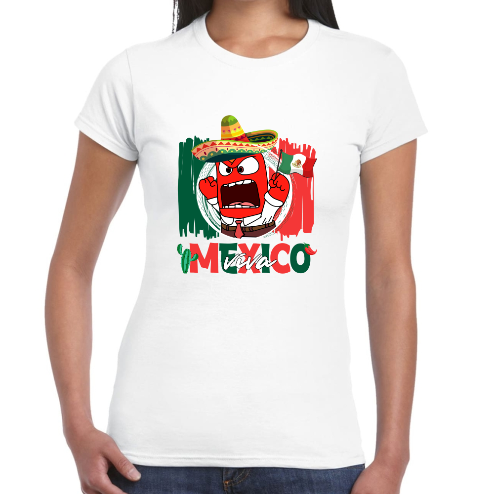 Playera Fiestas Patrias Intensamente Algodón #0002138
