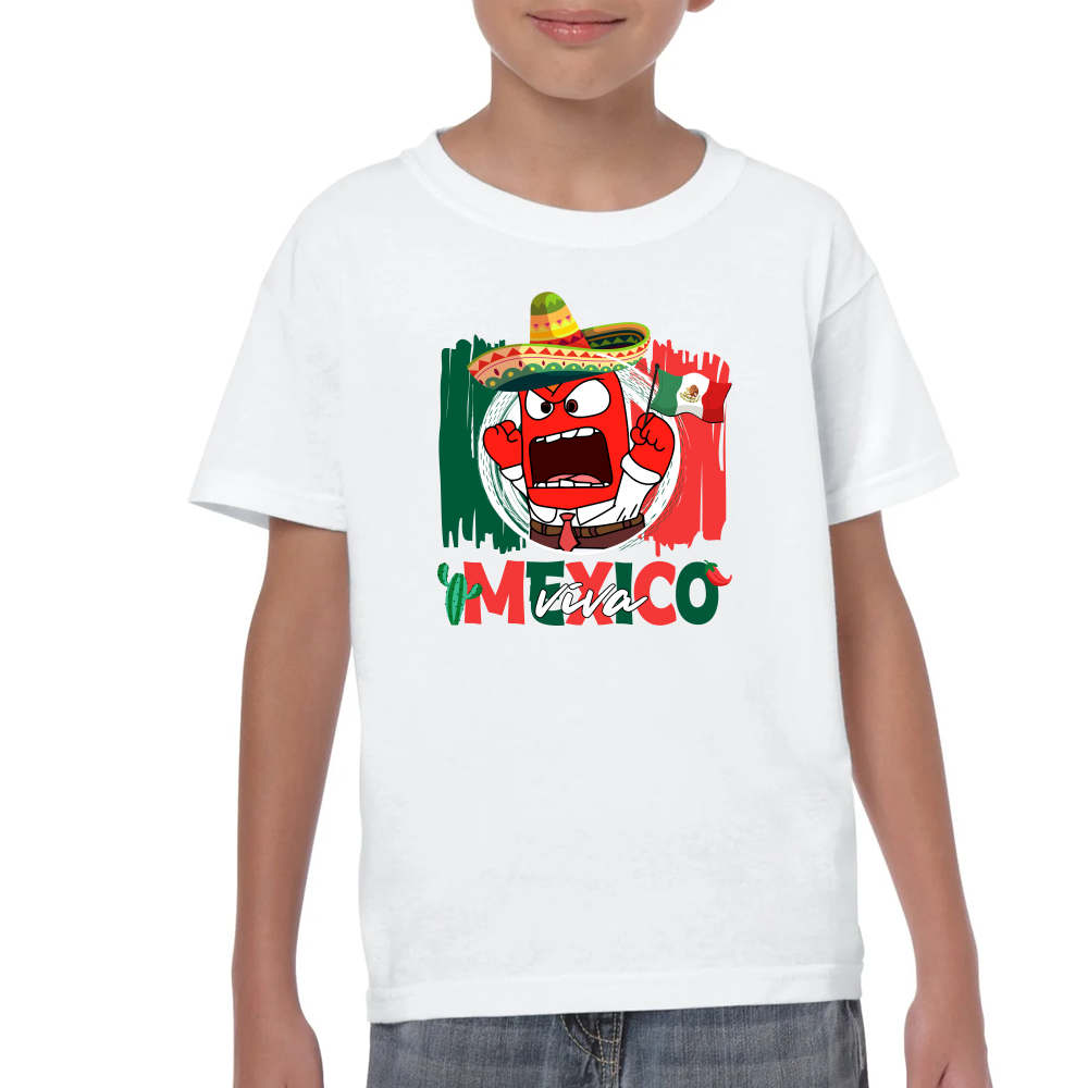 Playera Fiestas Patrias Intensamente Algodón #0002138 Imagen principal del producto