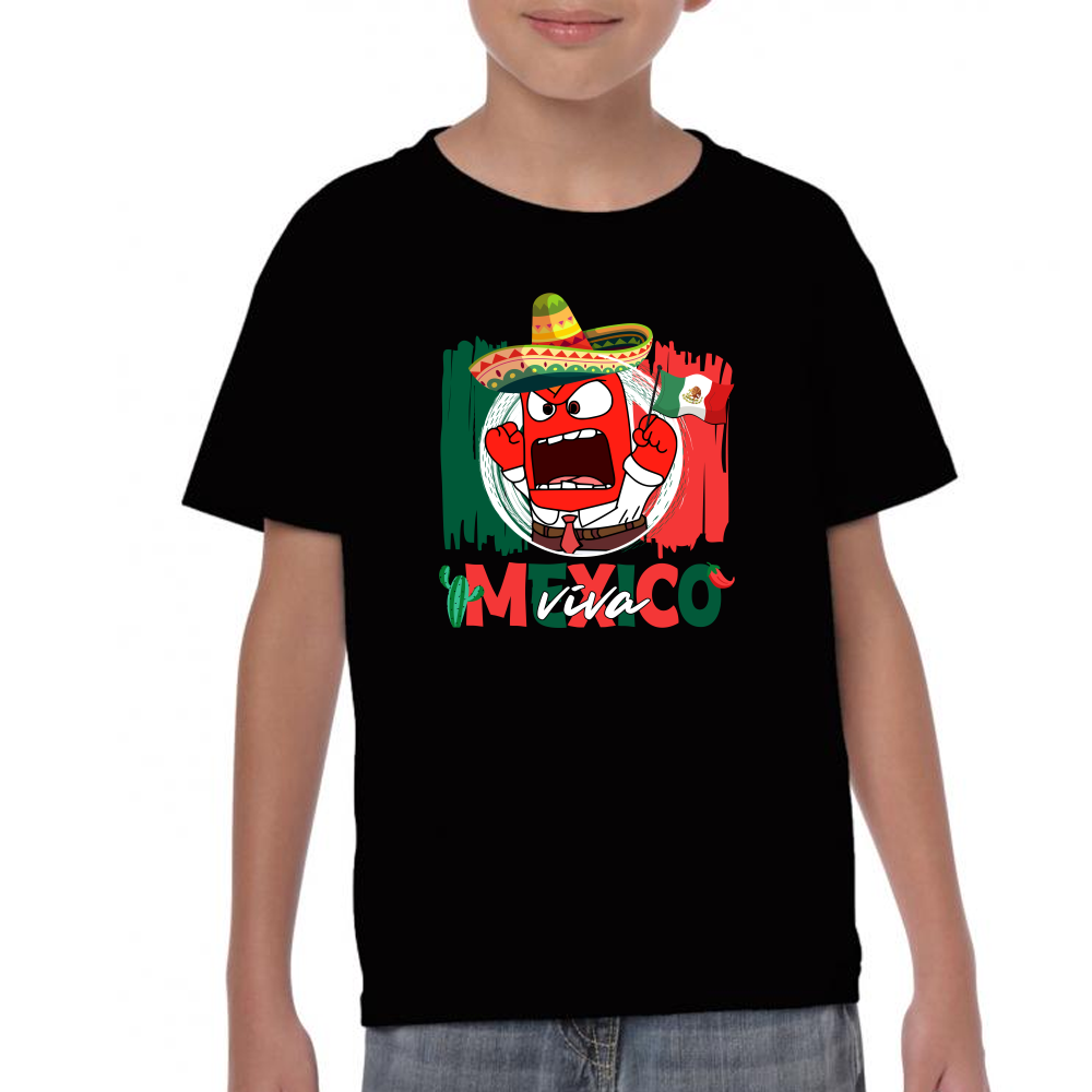 Playera Fiestas Patrias Intensamente Algodón #0002138 Imagen secundaria del producto