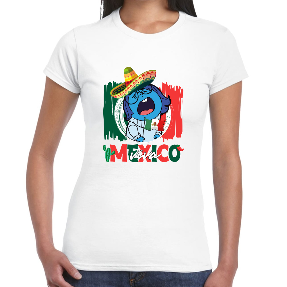 Playera Fiestas Patrias Intensamente Algodón #0002140 Imagen secundaria del producto
