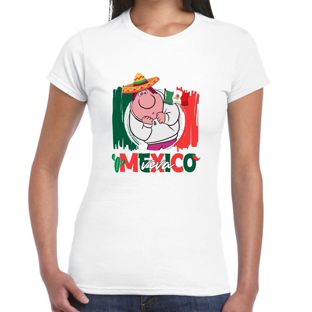 Playera Fiestas Patrias Intensamente Algodón #0002141