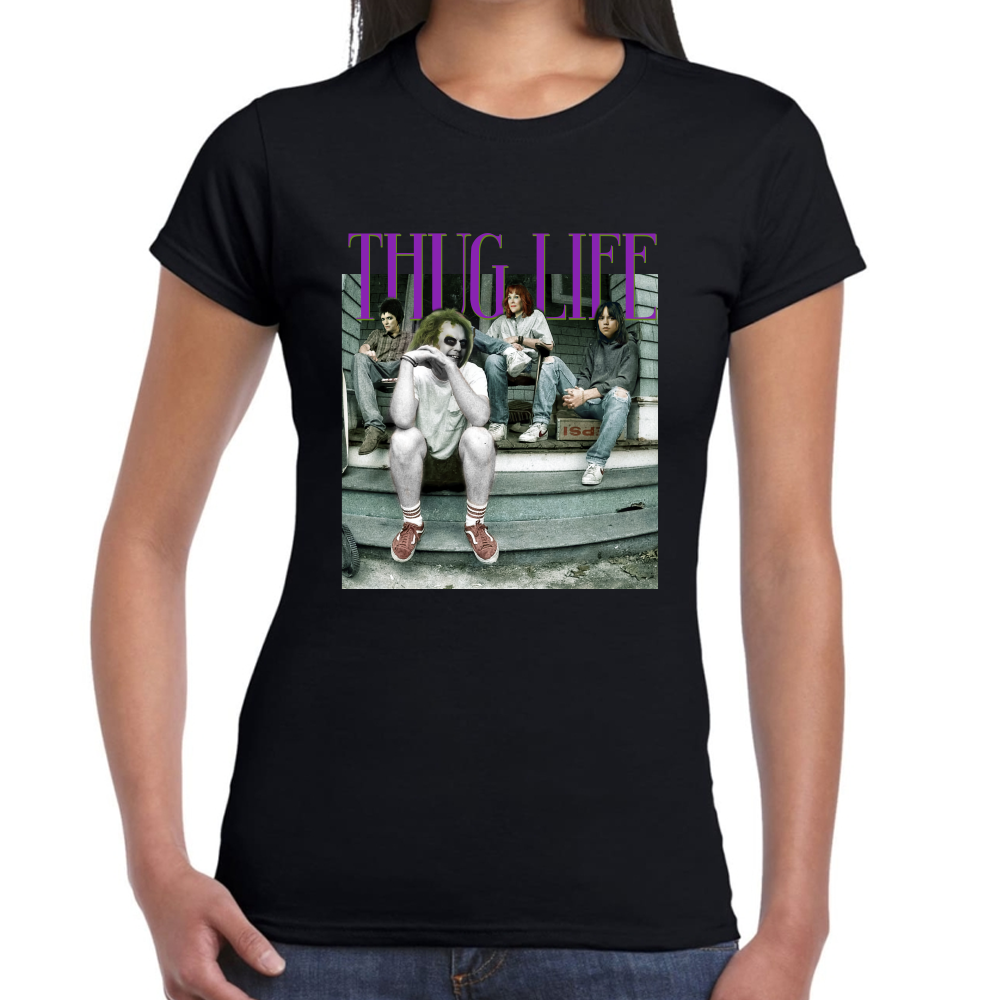 Playera Thug Life Beetlejuice Algodón Premium #0002163 Imagen secundaria del producto