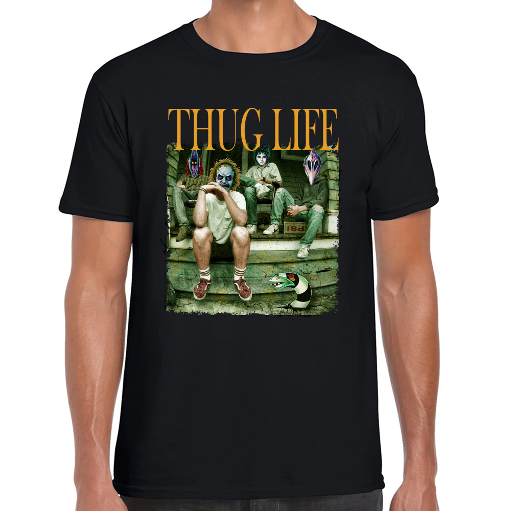 Playera Thug Life Beetlejuice Algodón Premium #0002172 Imagen principal del producto