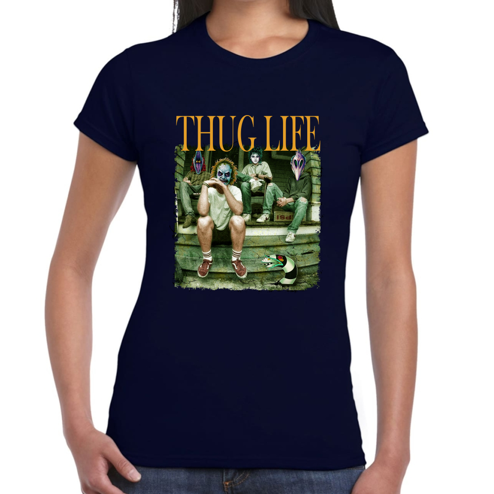 Playera Thug Life Beetlejuice Algodón Premium #0002172
