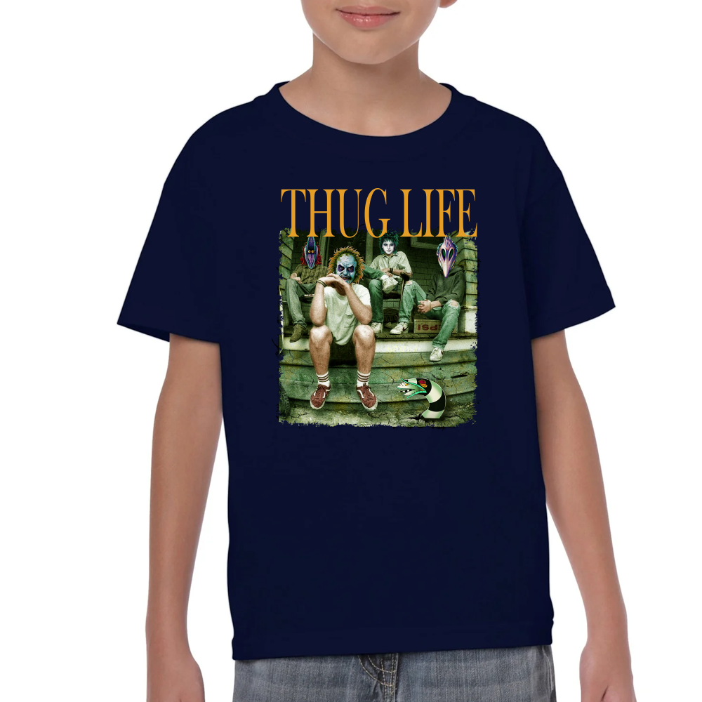 Playera Thug Life Beetlejuice Algodón Premium #0002172 Imagen secundaria del producto