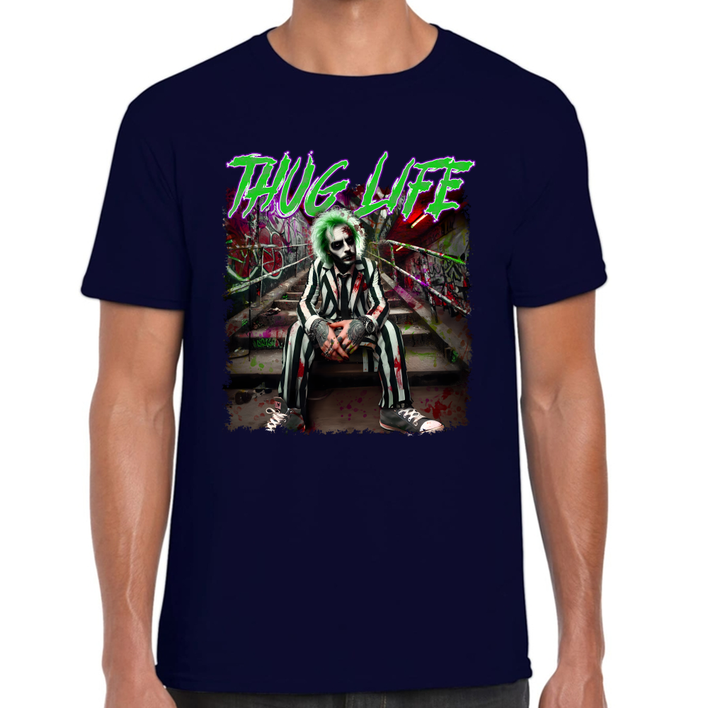 Playera Thug Life Beetlejuice Algodón Premium #0002173