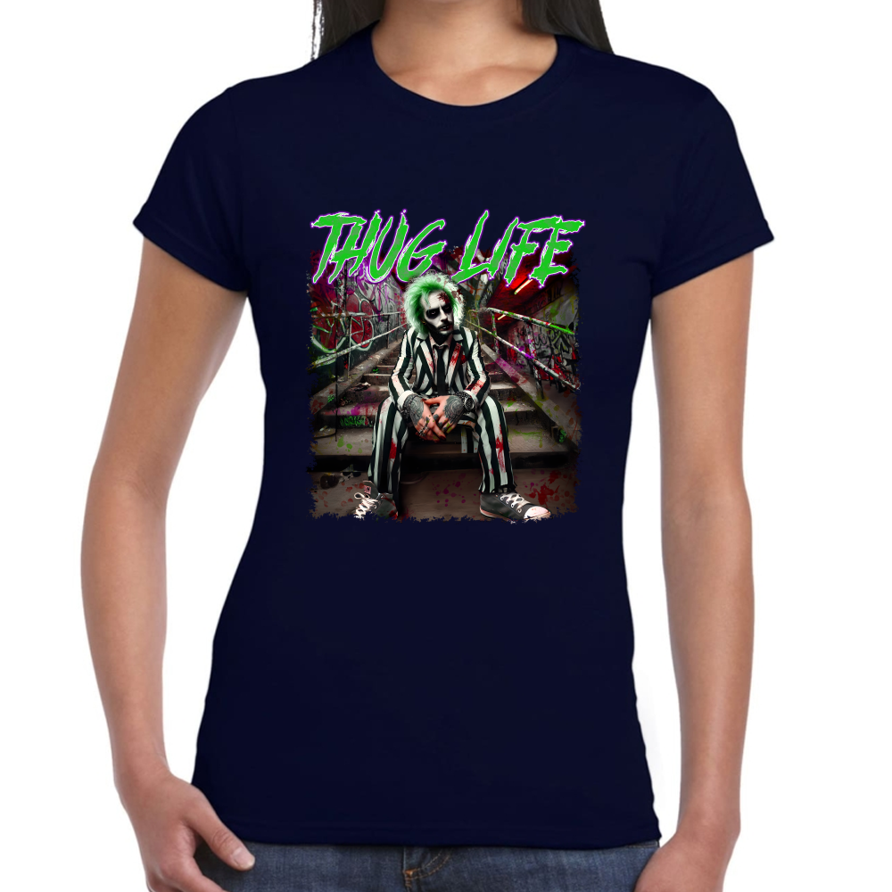 Playera Thug Life Beetlejuice Algodón Premium #0002173