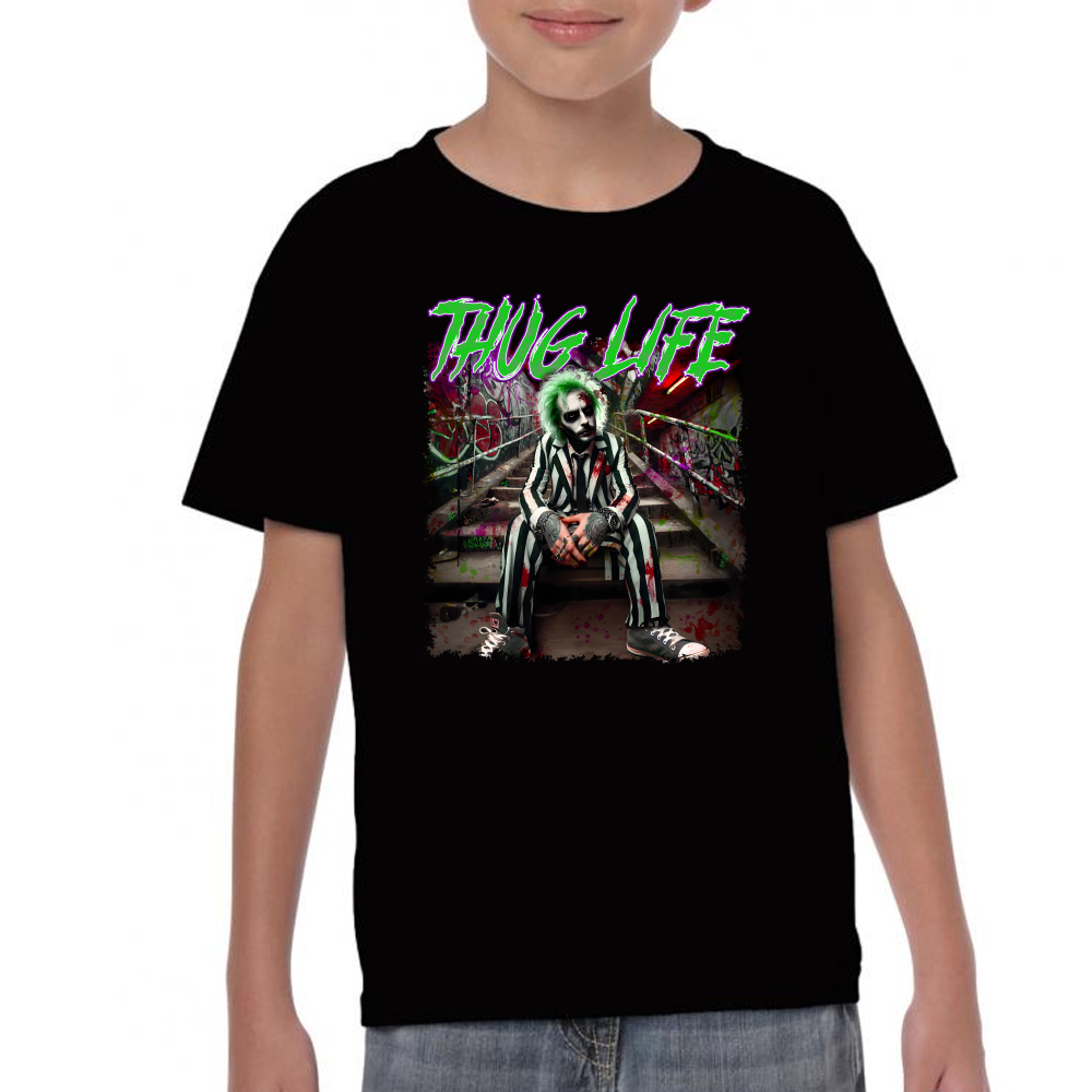 Playera Thug Life Beetlejuice Algodón Premium #0002173 Imagen principal del producto