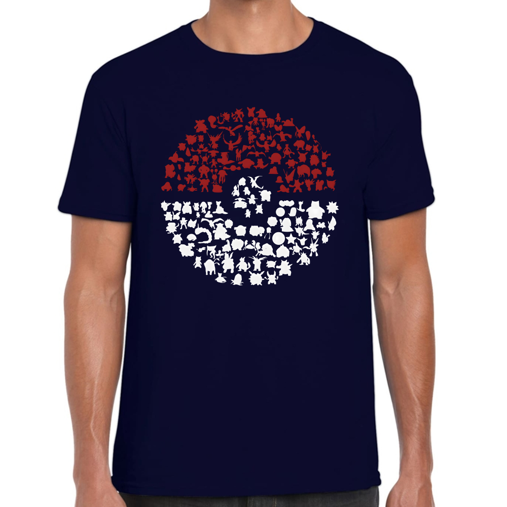 Playera Pokeball Pokemon Algodón Premium #0002181