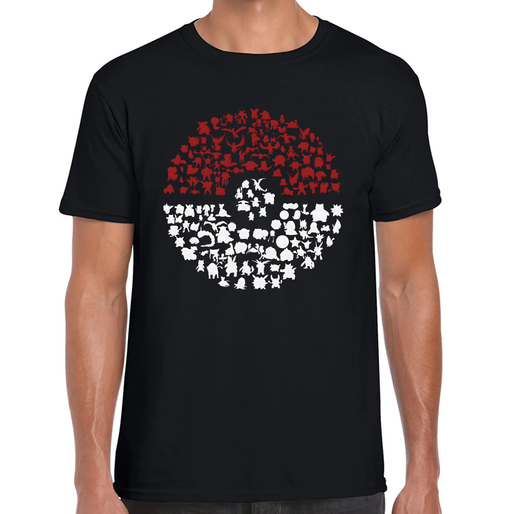 Playera Pokeball Pokemon Algodón Premium #0002181