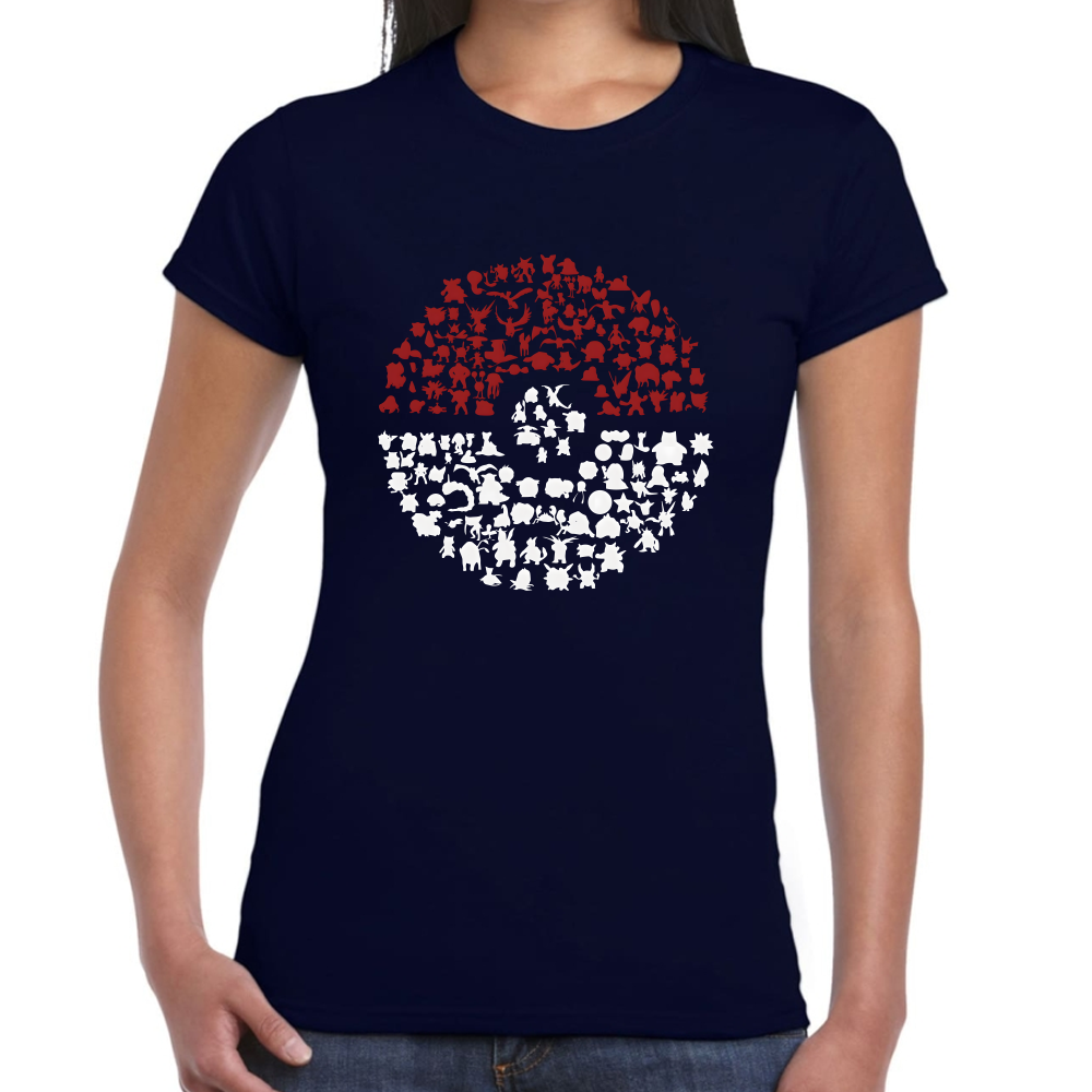 Playera Pokeball Pokemon Algodón Premium #0002181