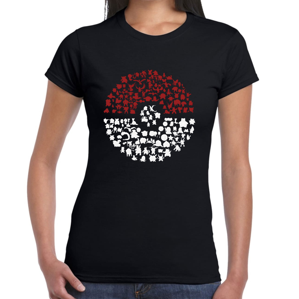 Playera Pokeball Pokemon Algodón Premium #0002181