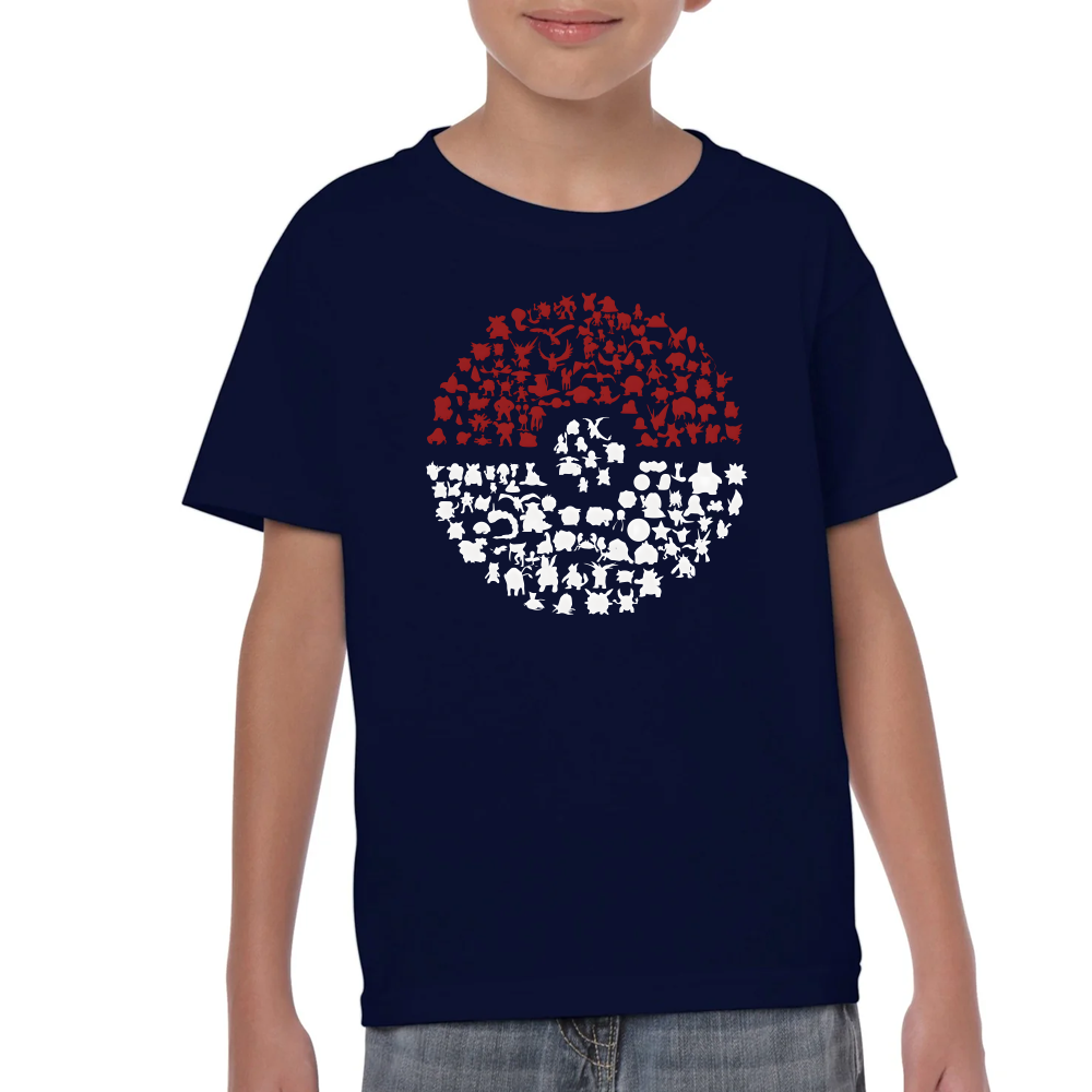 Playera de Niño Pokeball Pokemon Algodón Premium #0002181