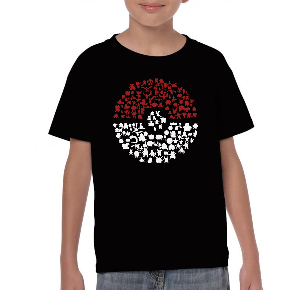 Playera de Niño Pokeball Pokemon Algodón Premium #0002181