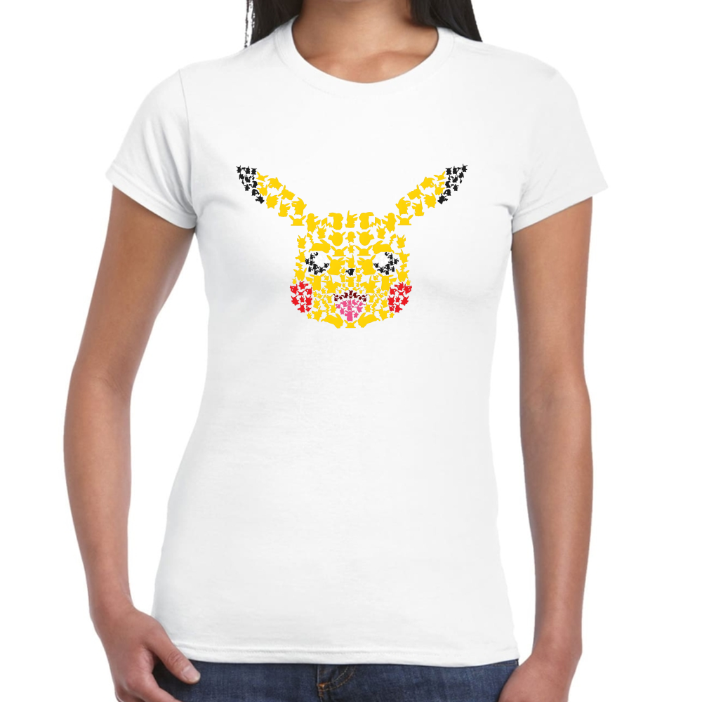 Playera Pikachu Pokemon Algodón Premium #0002182