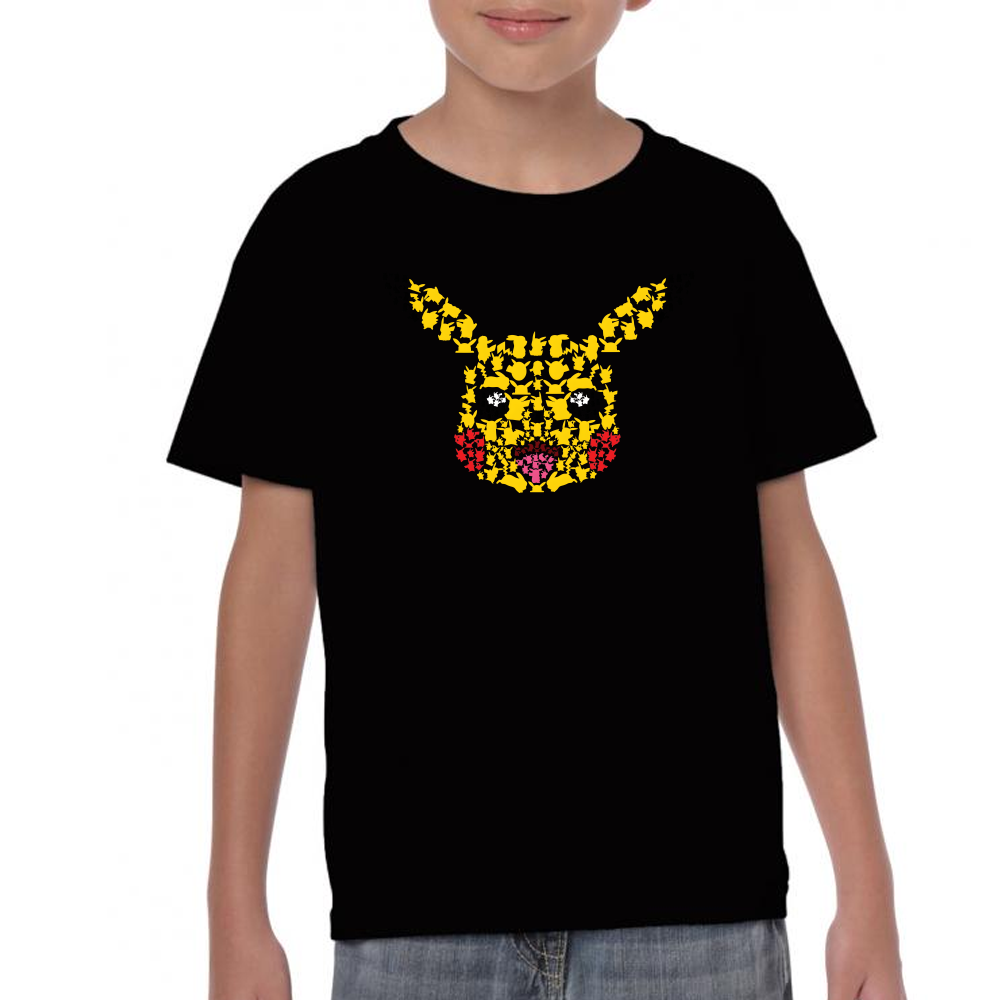 Playera de Niño Pikachu Pokemon Algodón Premium #0002182 Imagen principal del producto