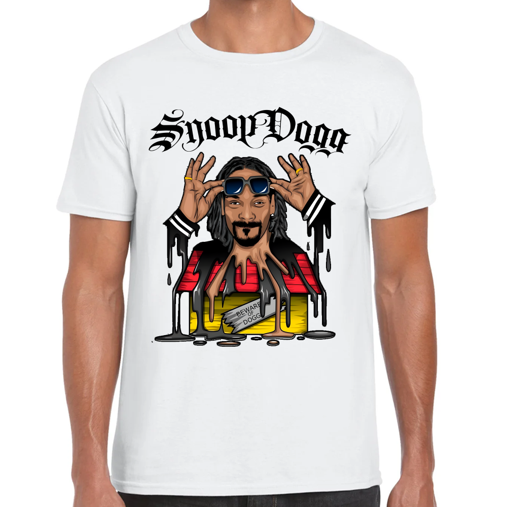 Playera Snoop Dogg Beware a Dog Algodón Premium #0002185