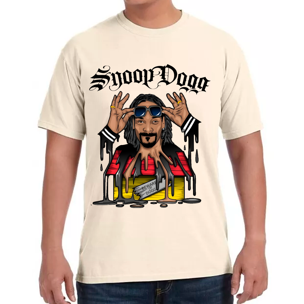 Playera Snoop Dogg Beware a Dog Algodón Premium #0002185