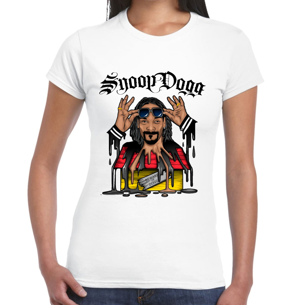 Playera Snoop Dogg Beware a Dog Algodón Premium #0002185