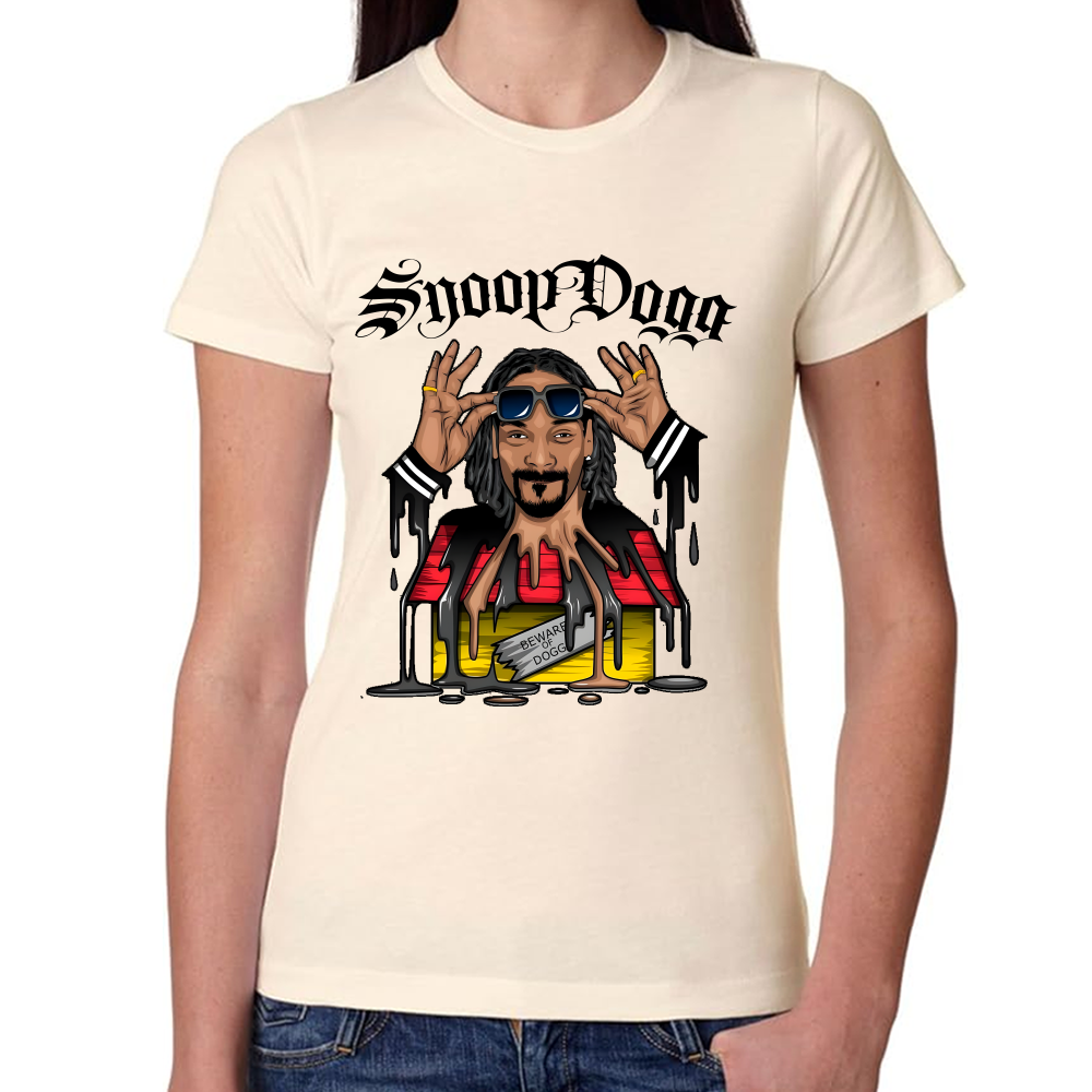 Playera Snoop Dogg Beware a Dog Algodón Premium #0002185