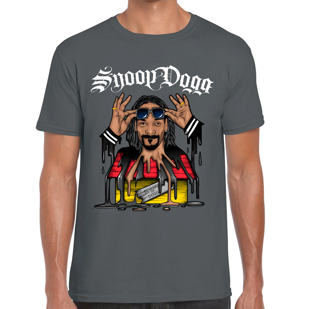 Playera Snoop Dogg Beware a Dog Algodón Premium #0002185