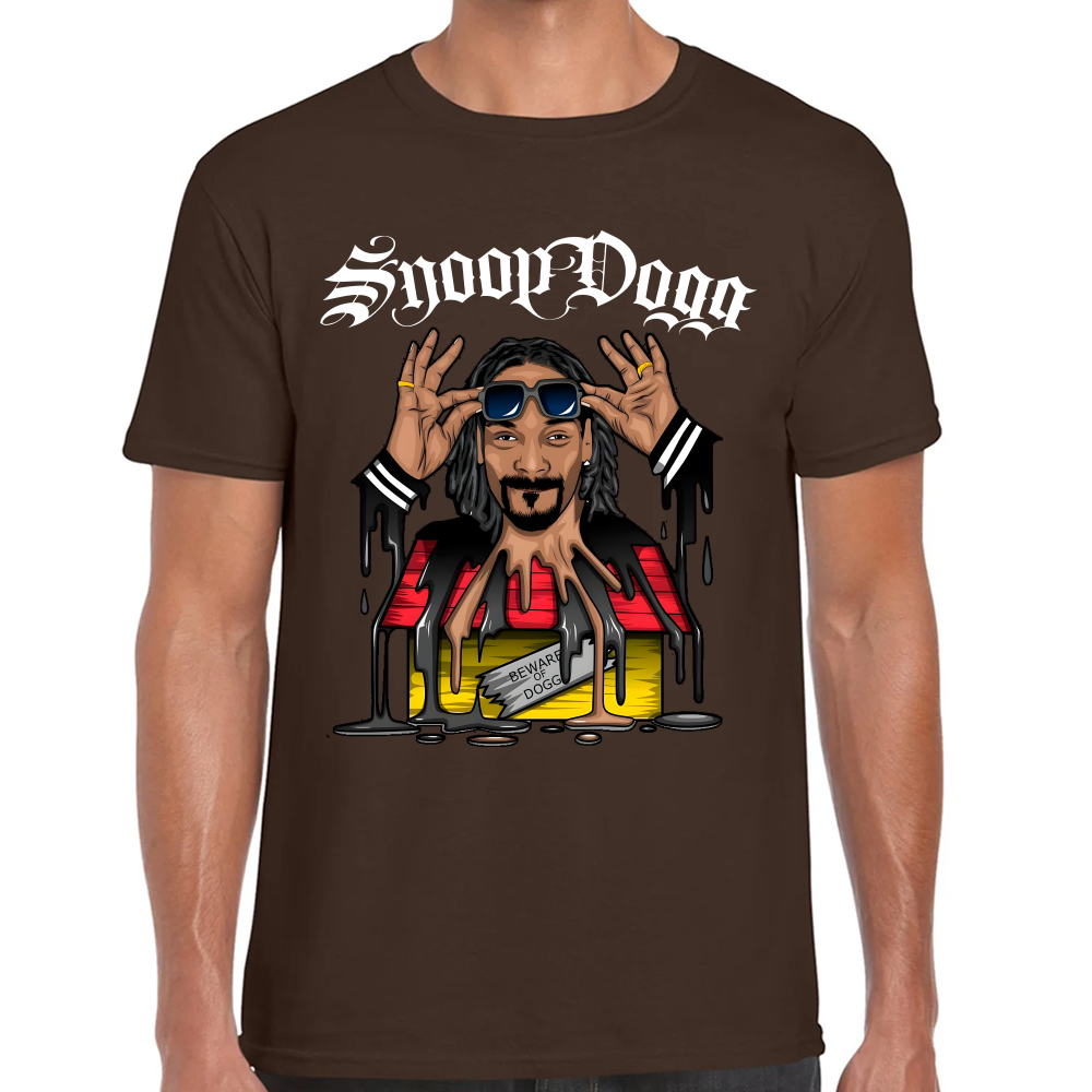 Playera Snoop Dogg Beware a Dog Algodón Premium #0002185
