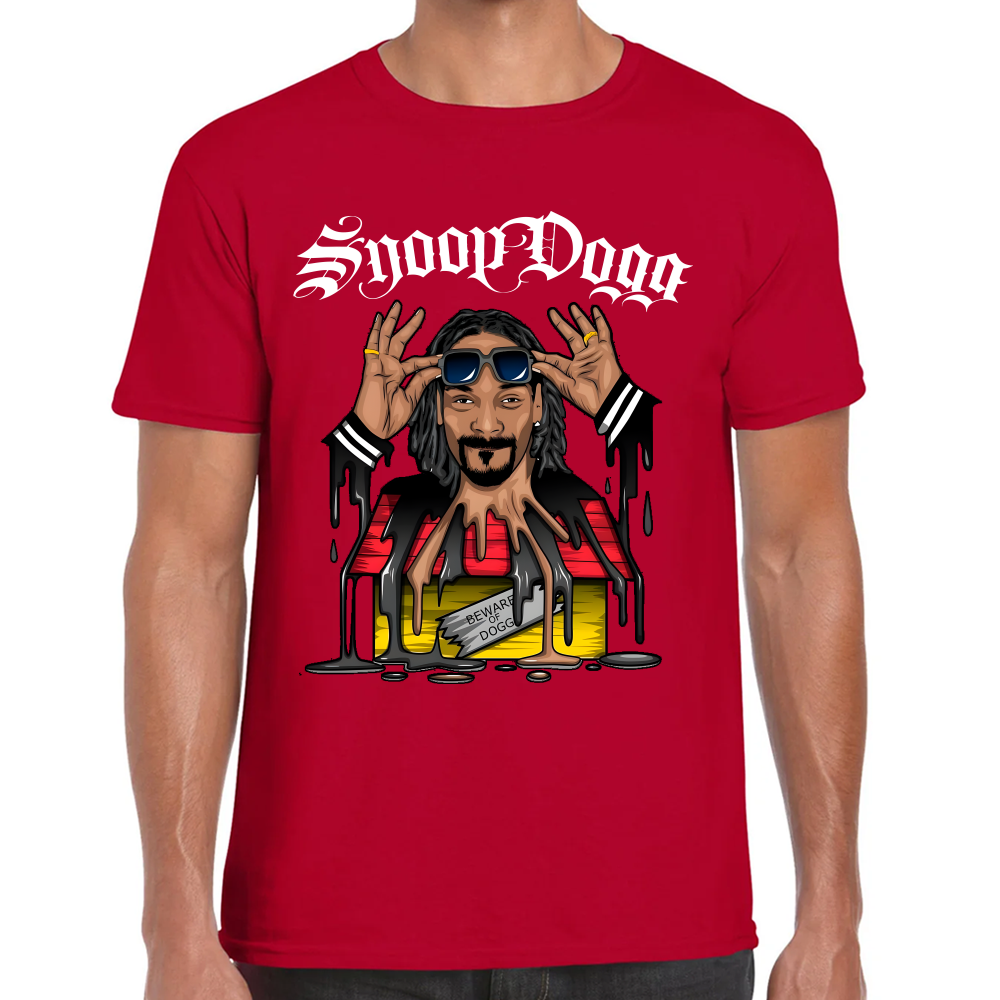 Playera Snoop Dogg Beware a Dog Algodón Premium #0002185