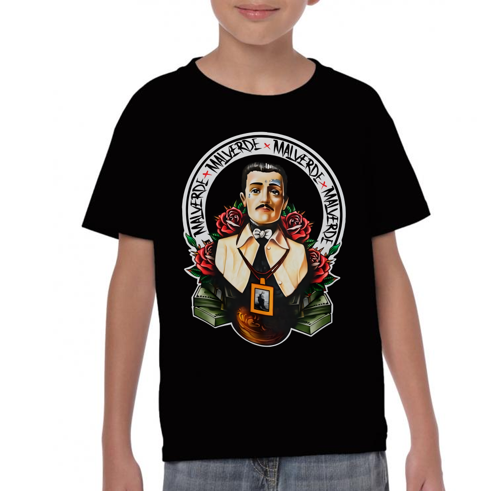 Playera Malverde El Santo Narco Algodón #0002189