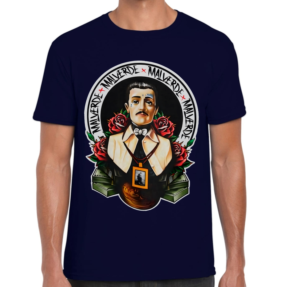 Playera Malverde El Santo Narco Algodón #0002189