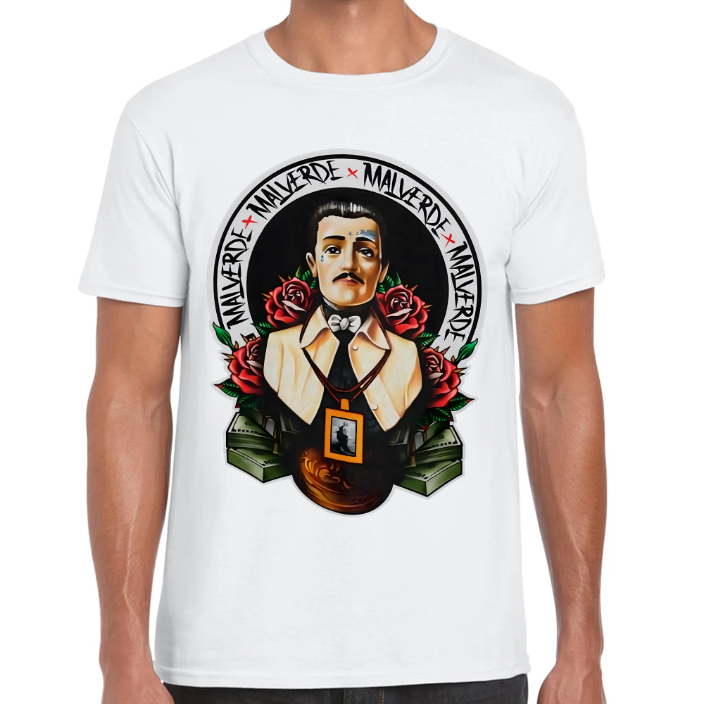 Playera Malverde El Santo Narco Algodón #0002189