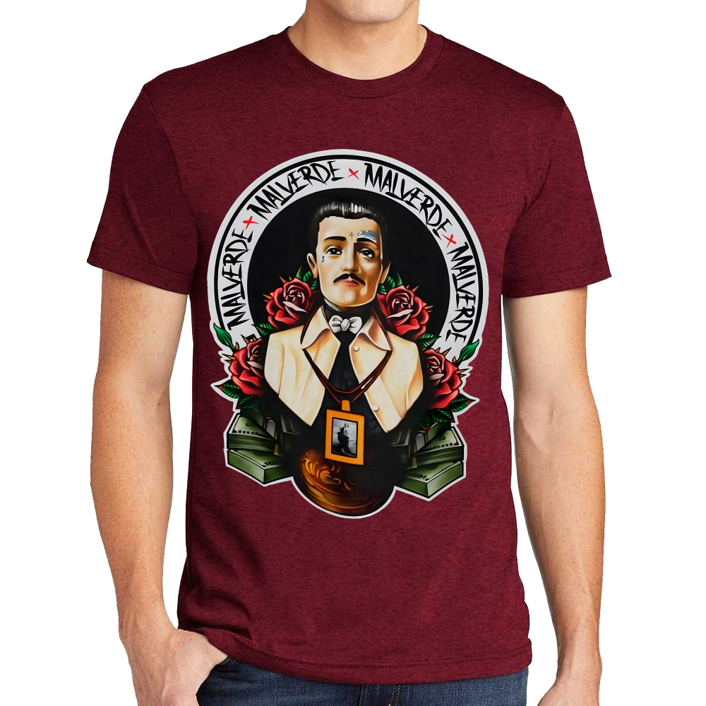 Playera Malverde El Santo Narco Algodón #0002189