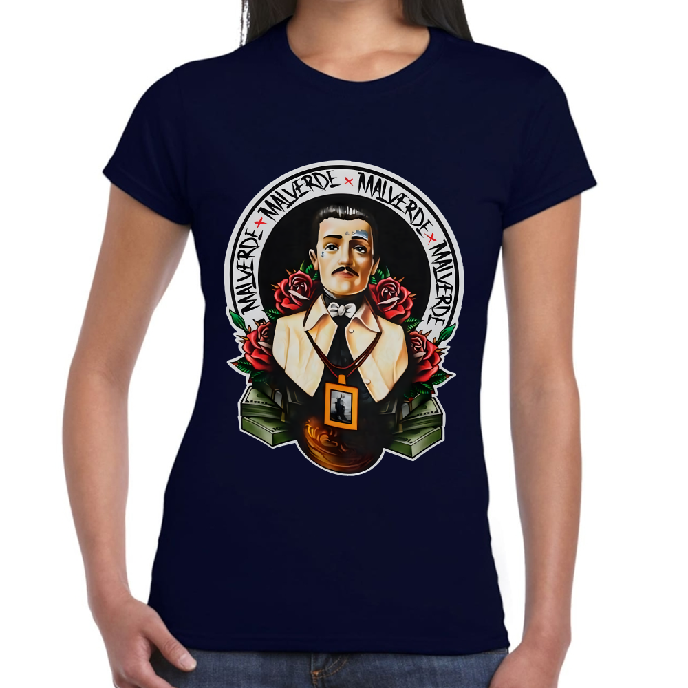 Playera Malverde El Santo Narco Algodón #0002189