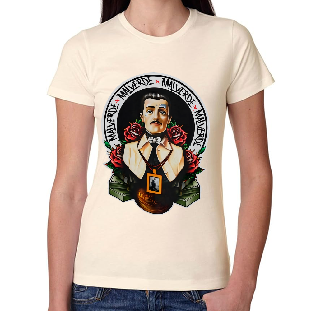 Playera Malverde El Santo Narco Algodón #0002189