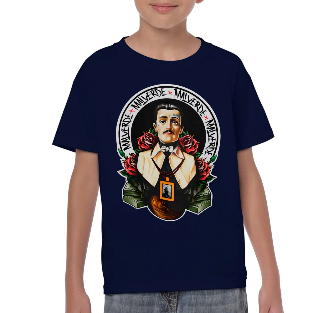 Playera Malverde El Santo Narco Algodón #0002189