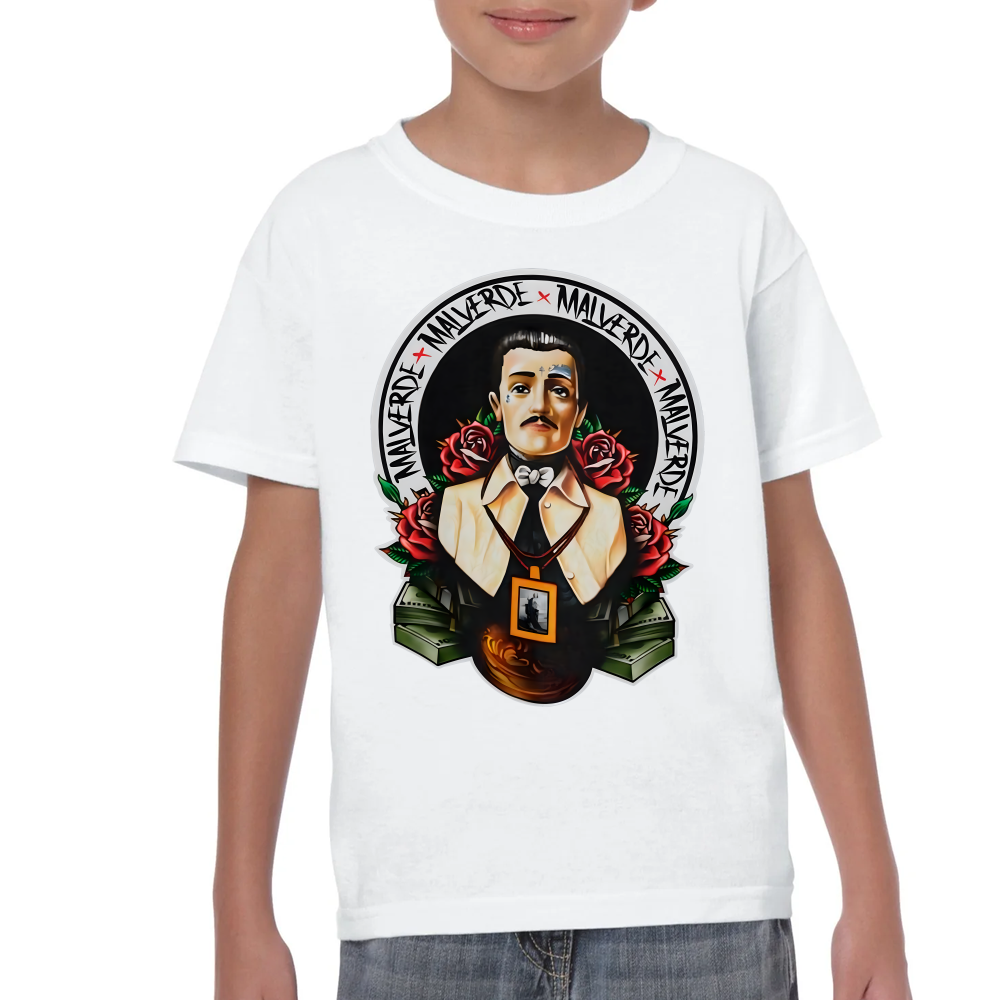 Playera Malverde El Santo Narco Algodón #0002189