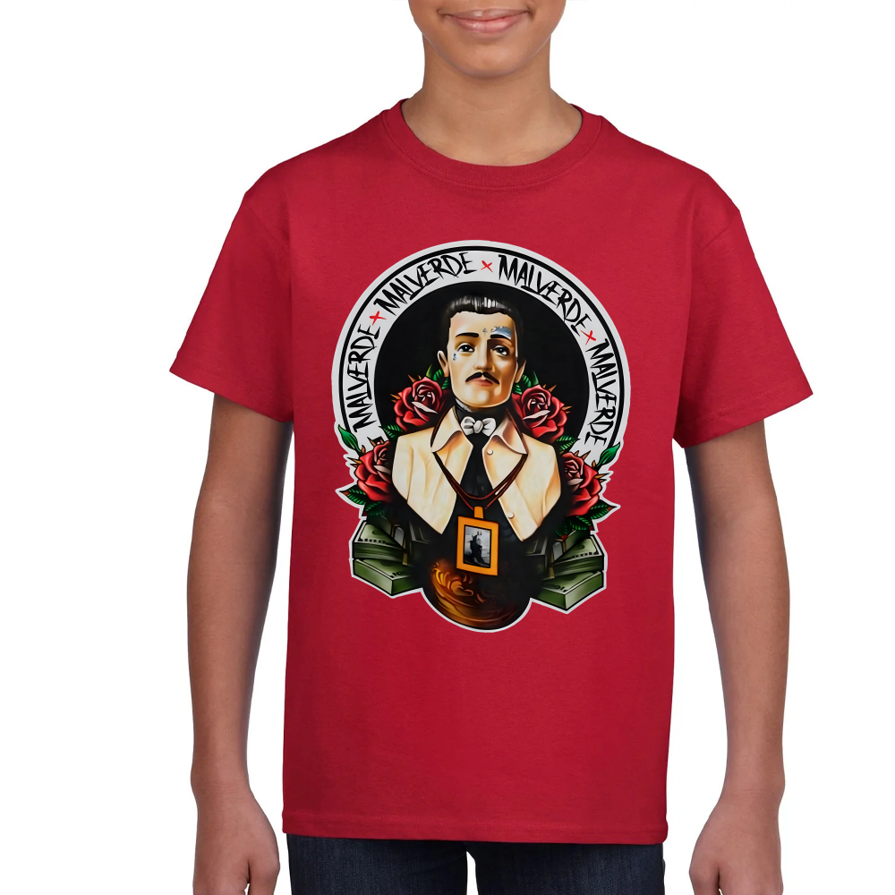 Playera Malverde El Santo Narco Algodón #0002189