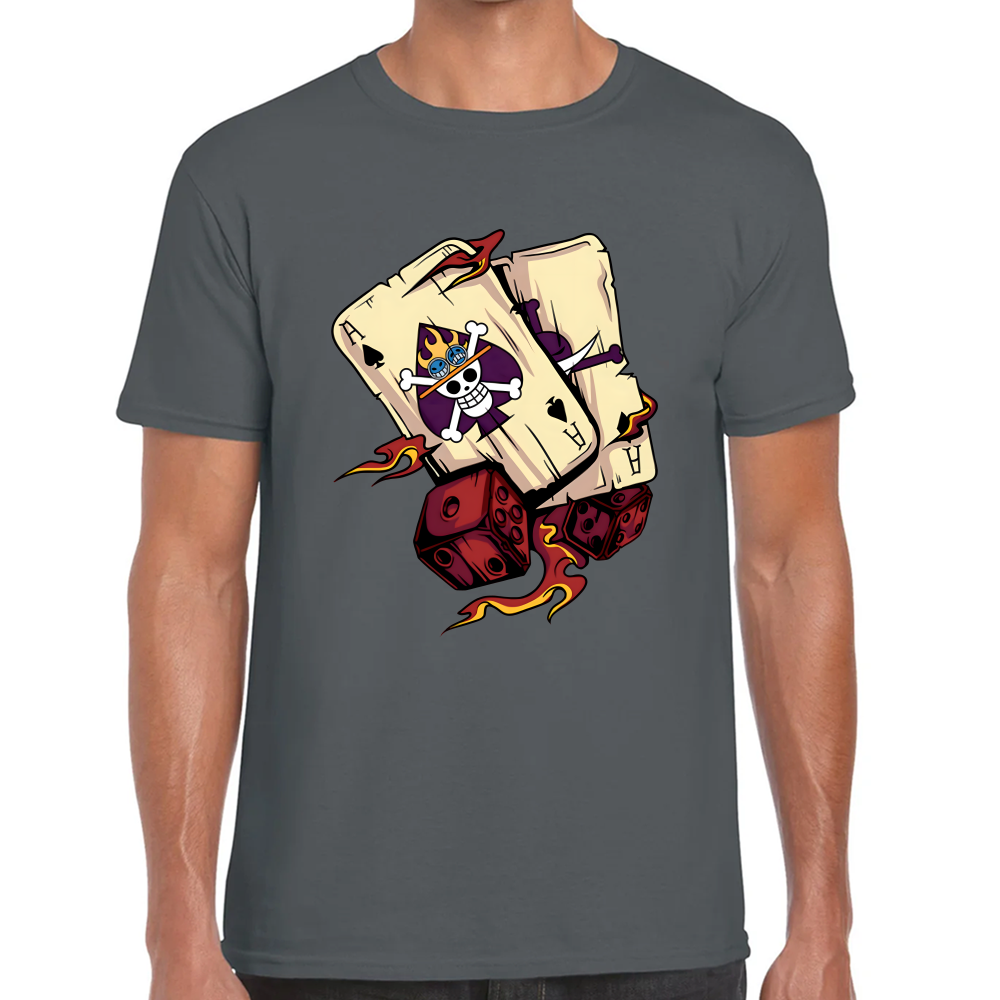 Playera One Piece Poker Algodón Premium #0002190
