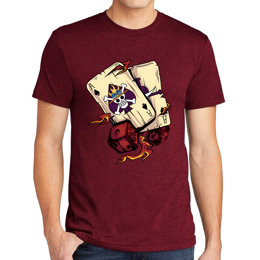 Playera One Piece Poker Algodón Premium #0002190