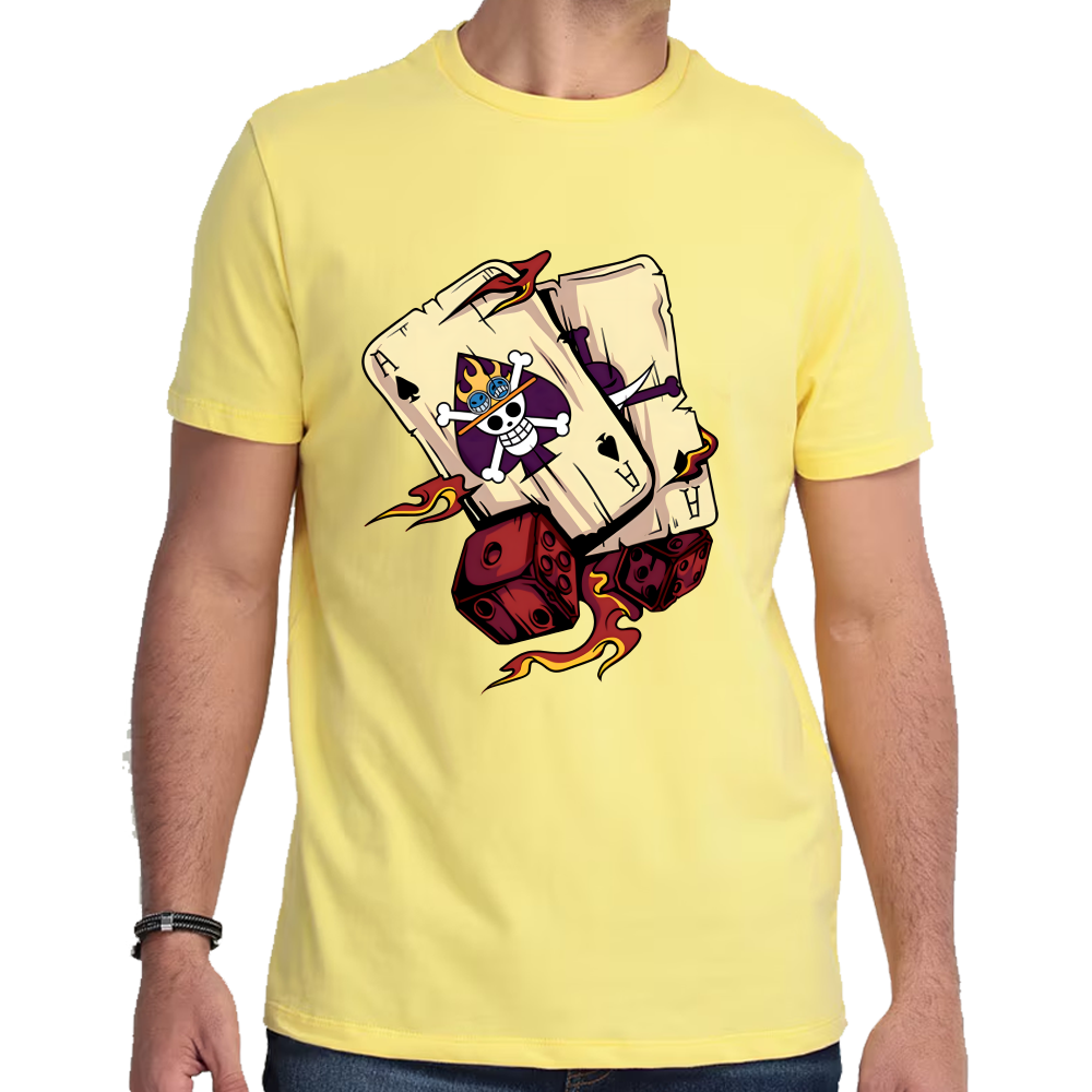 Playera One Piece Poker Algodón Premium #0002190