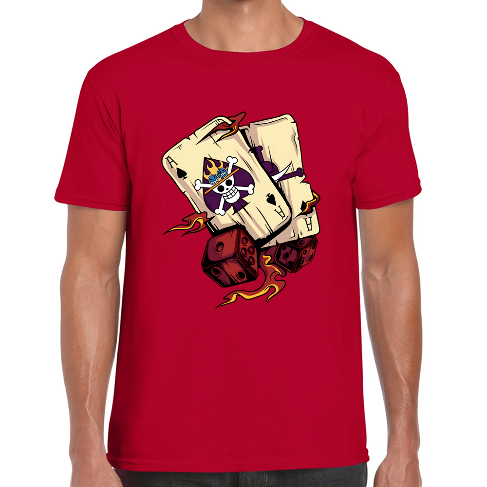 Playera One Piece Poker Algodón Premium #0002190