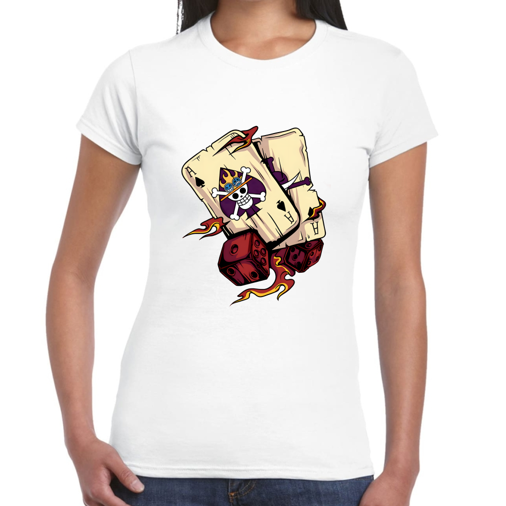 Playera One Piece Poker Algodón Premium #0002190