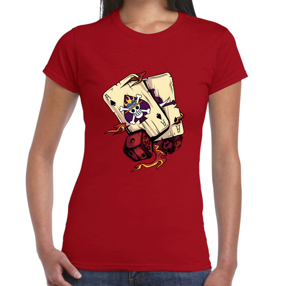 Playera One Piece Poker Algodón Premium #0002190