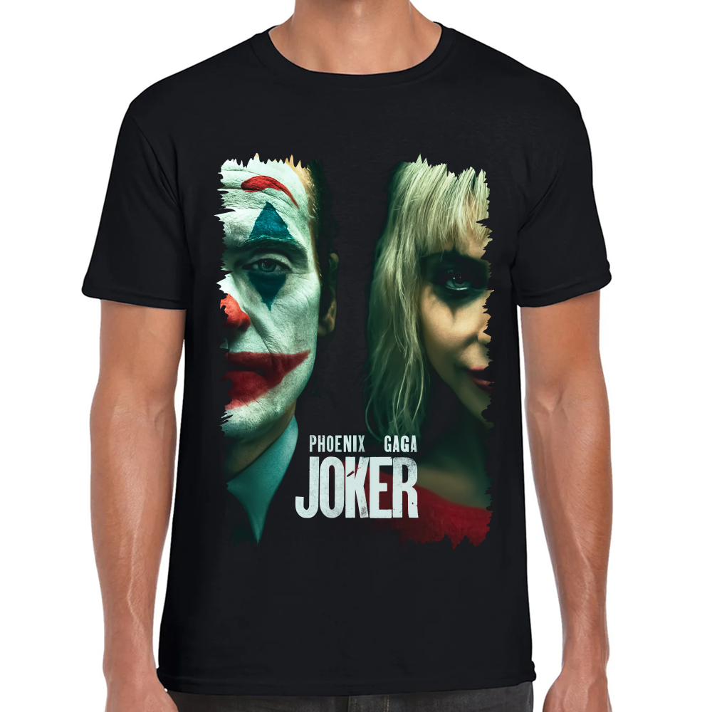 Playera Joker Phoenix Gaga Faces Full Color #0002213