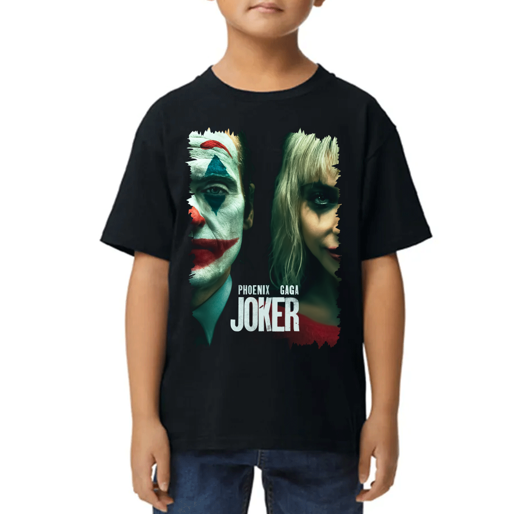 Playera Joker Phoenix Gaga Faces Full Color #0002213