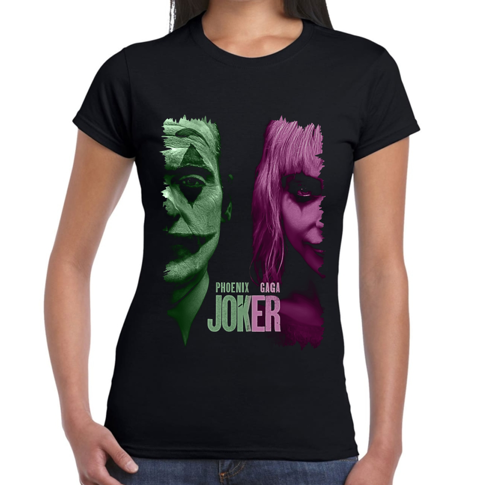 Playera Joker Phoenix Gaga Faces Rostros Color #0002214